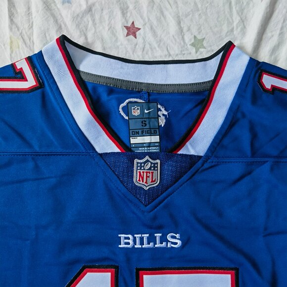 Buffalo Bills Blue Number 17 Jersey - Picture 3 of 10